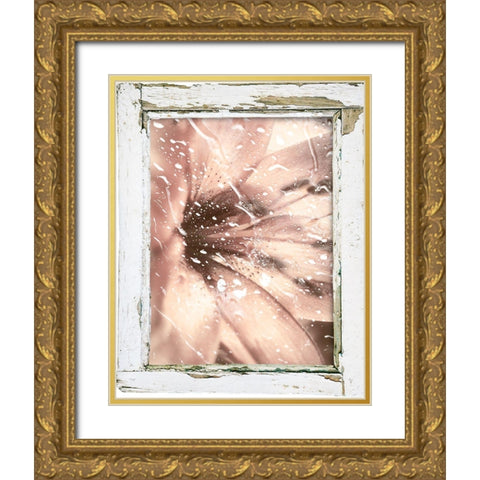 Antique Pink II Gold Ornate Wood Framed Art Print with Double Matting by Sommers, Mindy