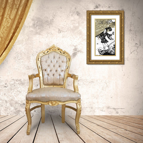 The Fool Gold Ornate Wood Framed Art Print with Double Matting by Sommers, Mindy