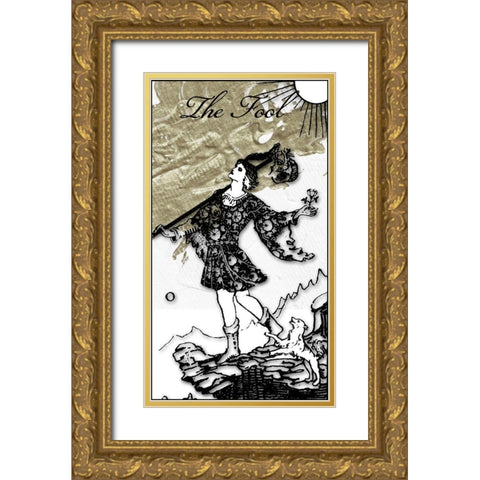 The Fool Gold Ornate Wood Framed Art Print with Double Matting by Sommers, Mindy
