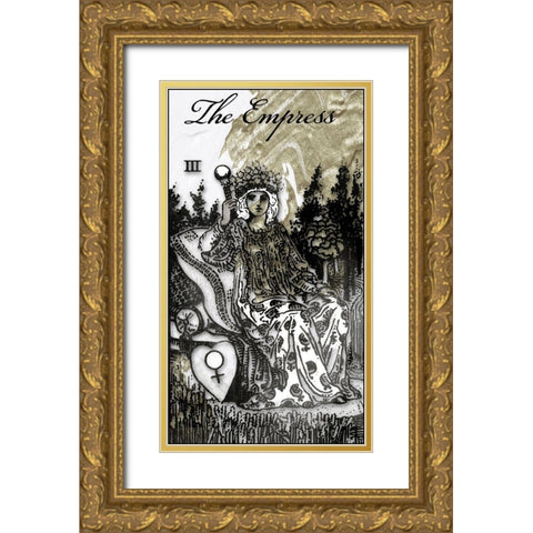 The Empress Gold Ornate Wood Framed Art Print with Double Matting by Sommers, Mindy
