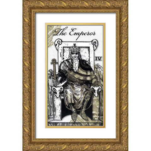 The Emperor Gold Ornate Wood Framed Art Print with Double Matting by Sommers, Mindy