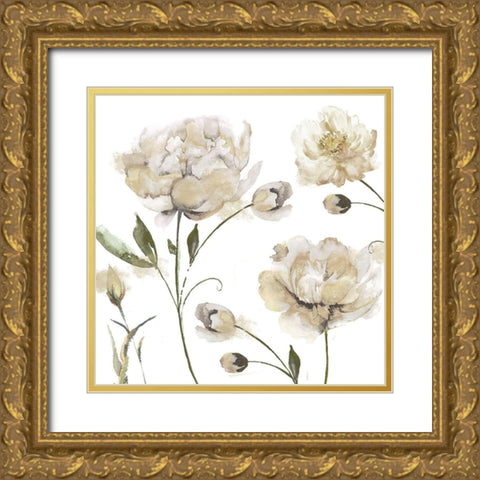 Brittany I Gold Ornate Wood Framed Art Print with Double Matting by Sommers, Mindy