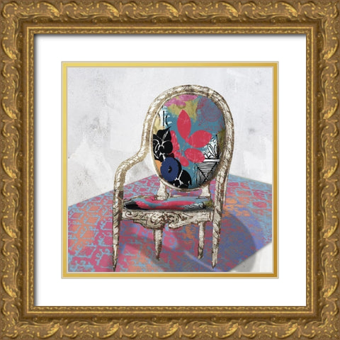 Chairfully II Gold Ornate Wood Framed Art Print with Double Matting by Sommers, Mindy
