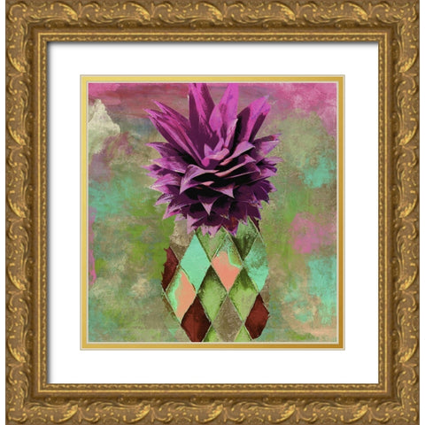 Pineapple Juice II Gold Ornate Wood Framed Art Print with Double Matting by Sommers, Mindy