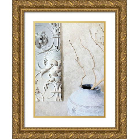 Lions Den Gold Ornate Wood Framed Art Print with Double Matting by Sommers, Mindy