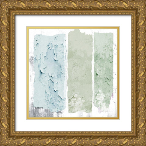 Cool Triple Play Gold Ornate Wood Framed Art Print with Double Matting by Sommers, Mindy