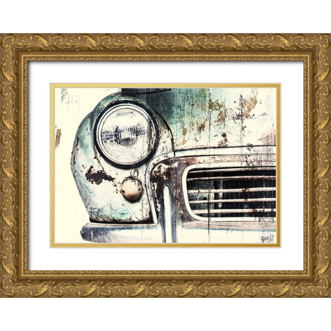 Drive Gold Ornate Wood Framed Art Print with Double Matting by Sommers, Mindy
