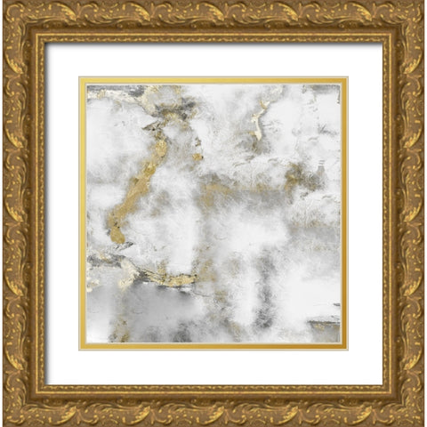 White Prism Gold Ornate Wood Framed Art Print with Double Matting by Sommers, Mindy