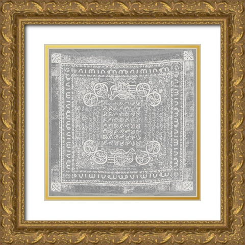 Silver Dusk Gold Ornate Wood Framed Art Print with Double Matting by Sommers, Mindy