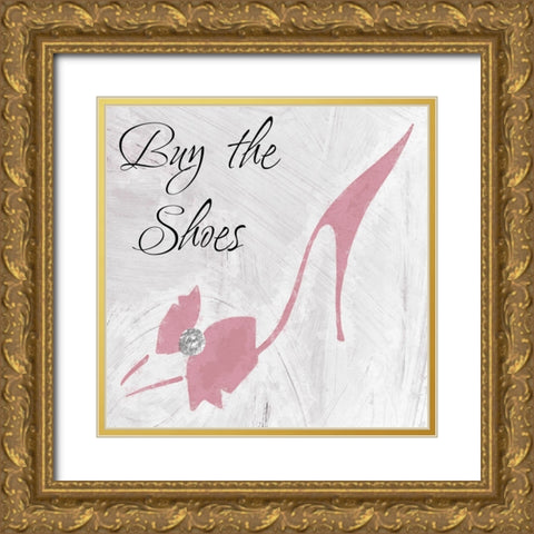 Buy the Shoes Gold Ornate Wood Framed Art Print with Double Matting by Sommers, Mindy