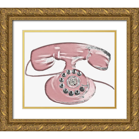 Glamour Calling Gold Ornate Wood Framed Art Print with Double Matting by Sommers, Mindy