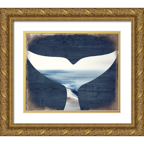 Sea Story Gold Ornate Wood Framed Art Print with Double Matting by Sommers, Mindy