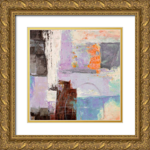 The Island III Gold Ornate Wood Framed Art Print with Double Matting by Aprile, Alessio