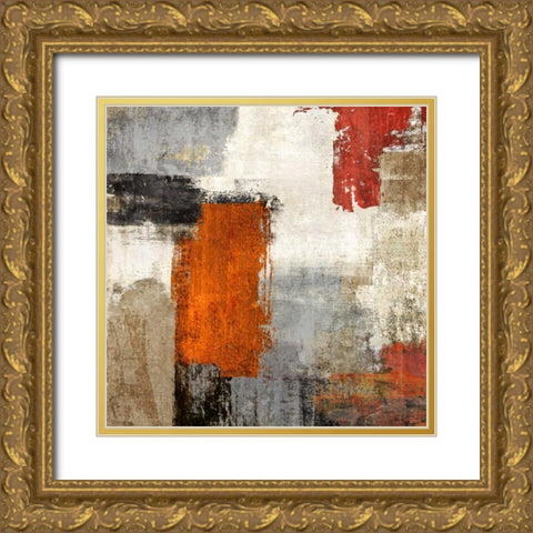 Hot Jazz Gold Ornate Wood Framed Art Print with Double Matting by Aprile, Alessio