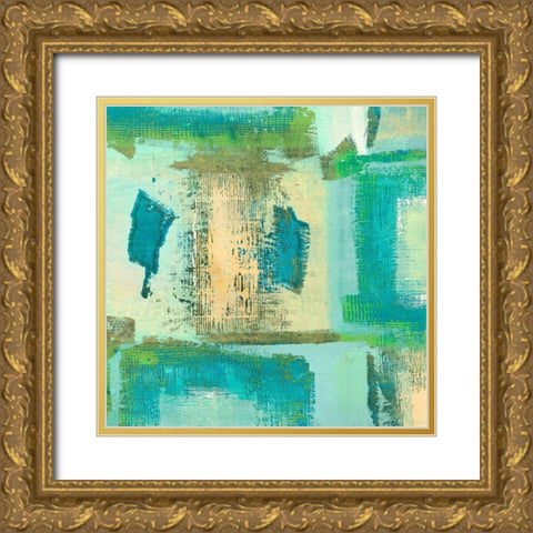 Aqualounge II Gold Ornate Wood Framed Art Print with Double Matting by Alessio, Aprile