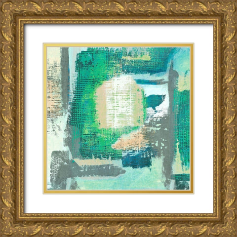 Crystal I Gold Ornate Wood Framed Art Print with Double Matting by Alessio, Aprile