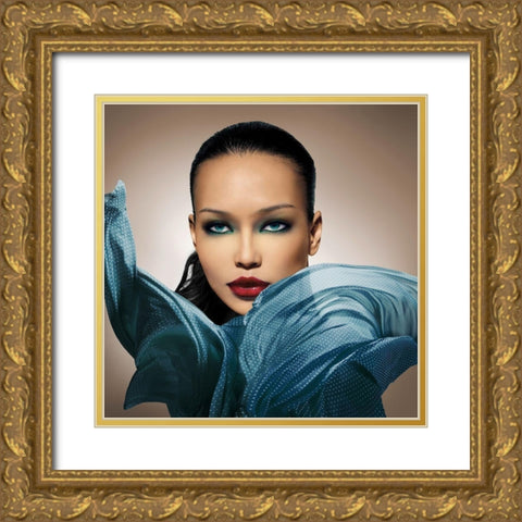 That Look Gold Ornate Wood Framed Art Print with Double Matting by Lauren, Julian
