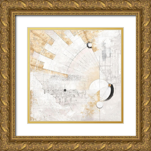 Geosfera Gold Ornate Wood Framed Art Print with Double Matting by Armenti, Arturo