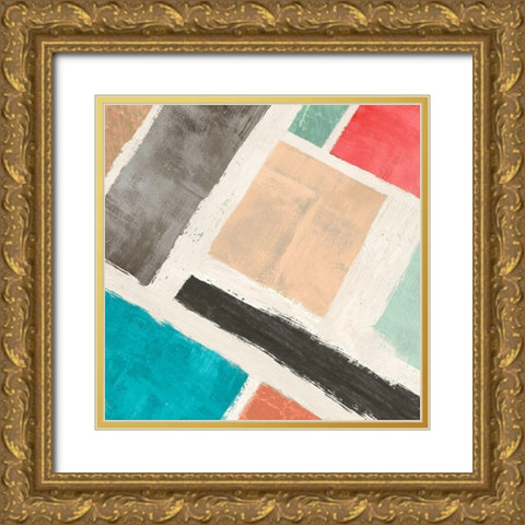 Bel Air 1 Gold Ornate Wood Framed Art Print with Double Matting by Anne, Munson