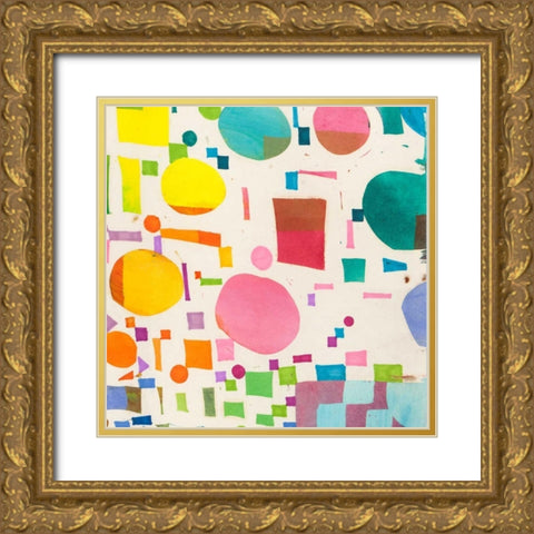 Glam Slam I Gold Ornate Wood Framed Art Print with Double Matting by Bacci, Leonardo