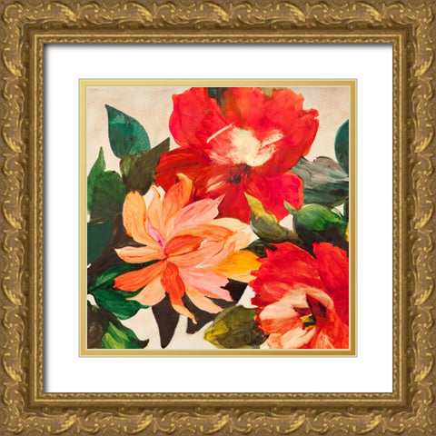 Estate in giardino I Gold Ornate Wood Framed Art Print with Double Matting by Borgese, Anna