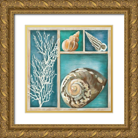 Collection of Memories IV Gold Ornate Wood Framed Art Print with Double Matting by Broome, Ted