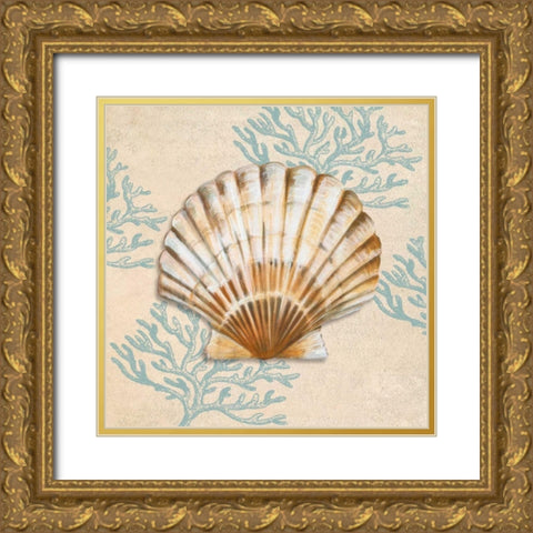 Ocean Gift II Gold Ornate Wood Framed Art Print with Double Matting by Broome, Ted