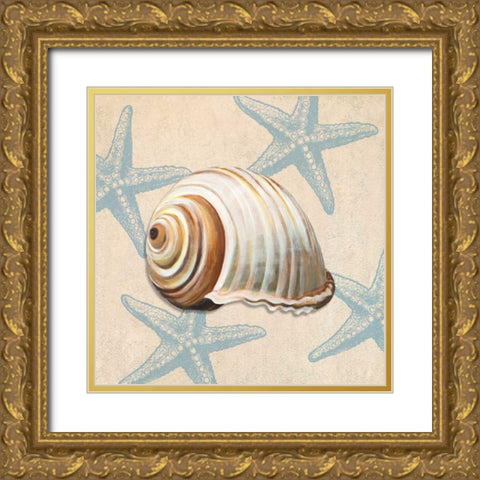Ocean Gift III Gold Ornate Wood Framed Art Print with Double Matting by Broome, Ted