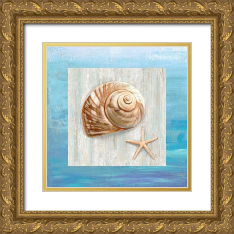From the Sea IV Gold Ornate Wood Framed Art Print with Double Matting by Broome, Ted