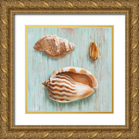 Bretagne II Gold Ornate Wood Framed Art Print with Double Matting by Broome, Ted