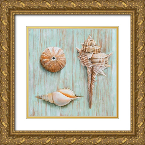 Bretagne III Gold Ornate Wood Framed Art Print with Double Matting by Broome, Ted