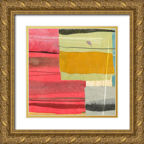 Straight Away I Gold Ornate Wood Framed Art Print with Double Matting by Viola, Bertel