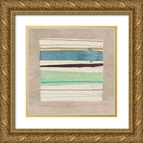 Washed Away II Gold Ornate Wood Framed Art Print with Double Matting by Viola, Bertel