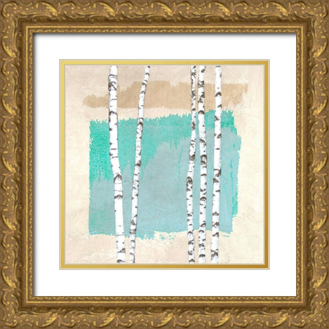 Abstract Nature IV Gold Ornate Wood Framed Art Print with Double Matting by Viola, Bertel