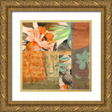 Jungle III Gold Ornate Wood Framed Art Print with Double Matting by Grant, Eve C.