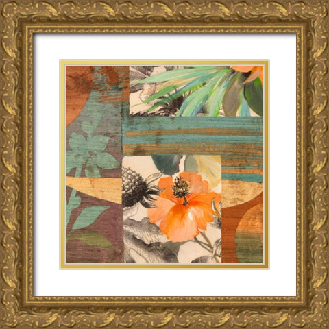 Jungle IV Gold Ornate Wood Framed Art Print with Double Matting by Grant, Eve C.