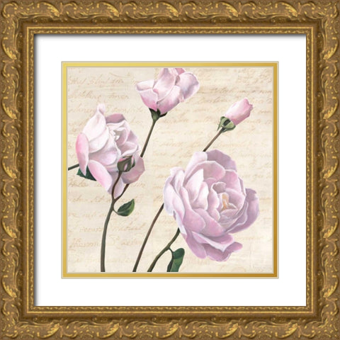 Classica III Gold Ornate Wood Framed Art Print with Double Matting by Dellal, Remy