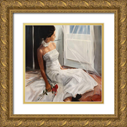 Appassionata Gold Ornate Wood Framed Art Print with Double Matting by Ciccone, Emilio
