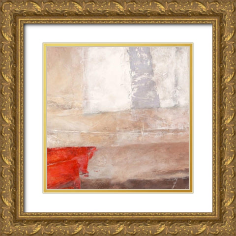 Incontro II Gold Ornate Wood Framed Art Print with Double Matting by Falcone, Ruggero