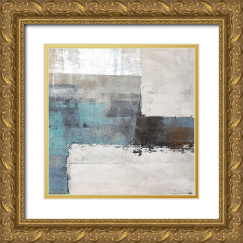 Oceanside II Gold Ornate Wood Framed Art Print with Double Matting by Falcone, Ruggero