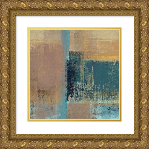 Chroma I Gold Ornate Wood Framed Art Print with Double Matting by Ruggero, Falcone