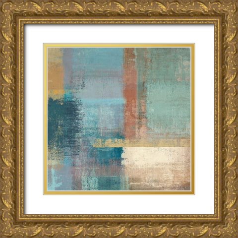 Chroma II Gold Ornate Wood Framed Art Print with Double Matting by Ruggero, Falcone