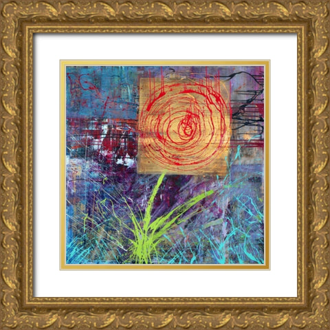 Natura Gold Ornate Wood Framed Art Print with Double Matting by Corrado, Italo