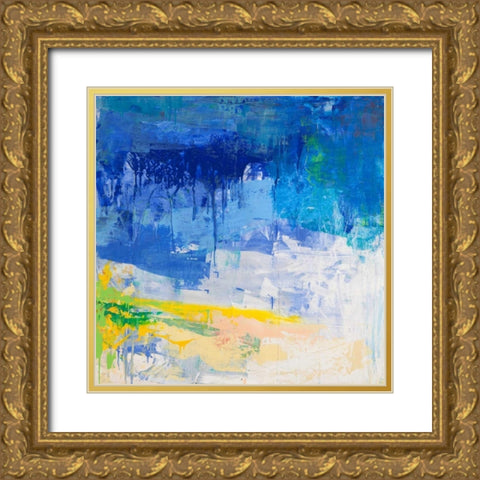 Notte serena II Gold Ornate Wood Framed Art Print with Double Matting by Corrado, Italo