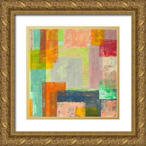 Luce dAgosto Gold Ornate Wood Framed Art Print with Double Matting by Corrado, Italo