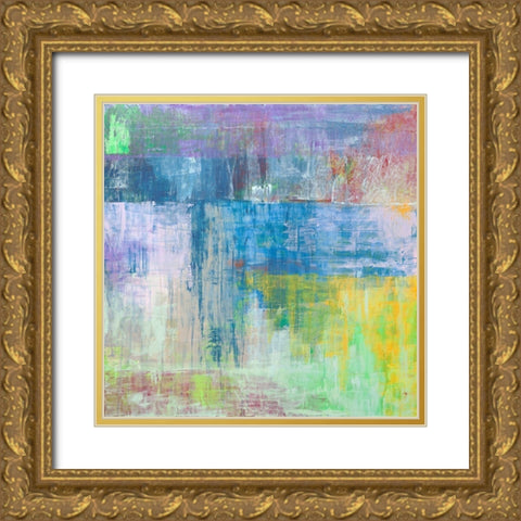 Riflessi della sera Gold Ornate Wood Framed Art Print with Double Matting by Corrado, Italo