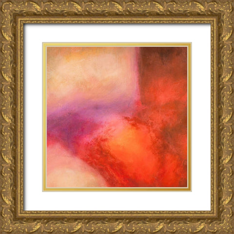 Nirvana I Gold Ornate Wood Framed Art Print with Double Matting by Demos, Jean-Luc