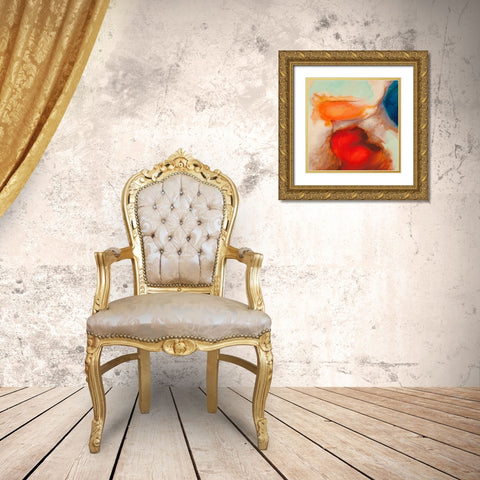 Shangri-La I Gold Ornate Wood Framed Art Print with Double Matting by Demos, Jean-Luc