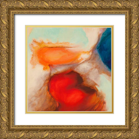 Shangri-La I Gold Ornate Wood Framed Art Print with Double Matting by Demos, Jean-Luc