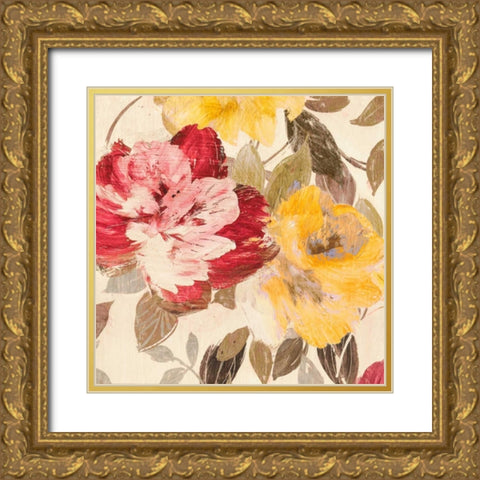 Velvet Lovers I Gold Ornate Wood Framed Art Print with Double Matting by Parr, Kelly